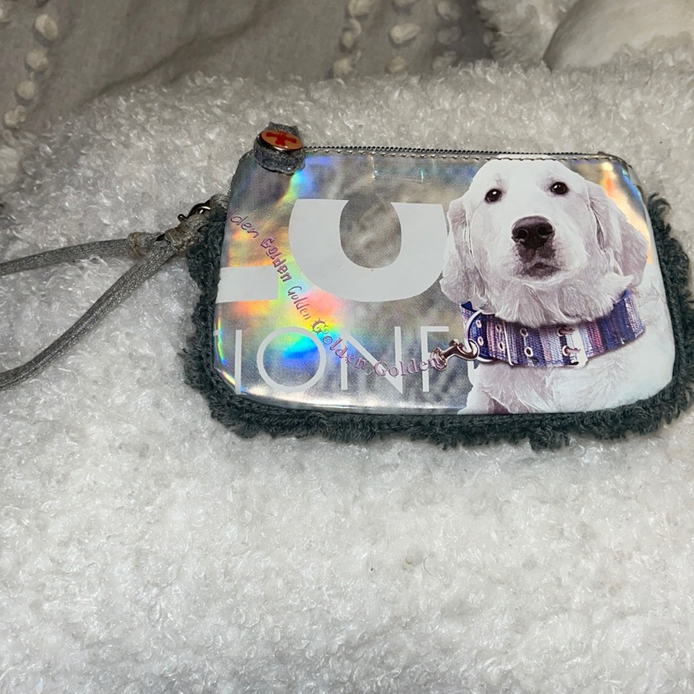 Fuzzy Nation Dog lovers Golden Retriever wristlet